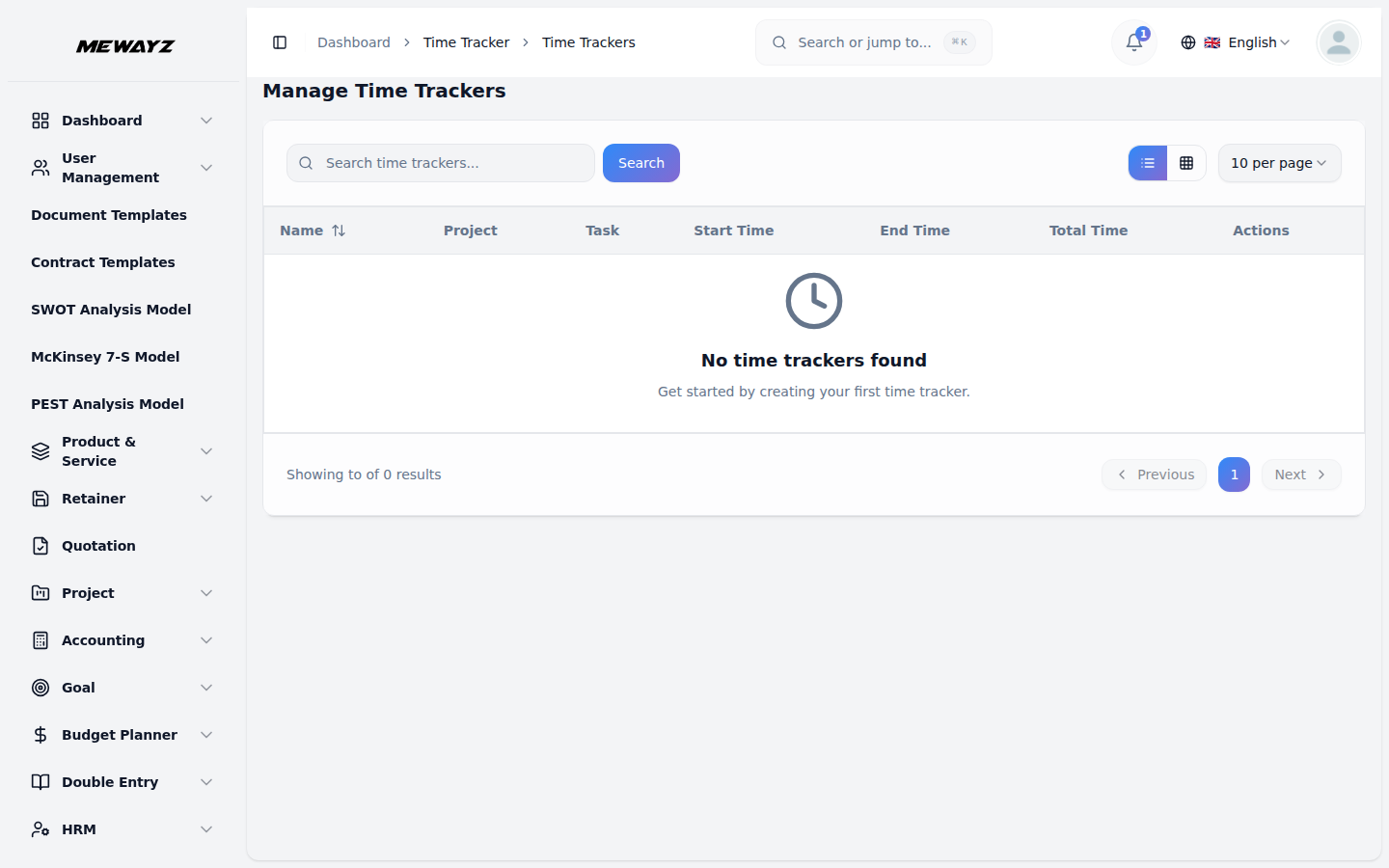 Time tracker
