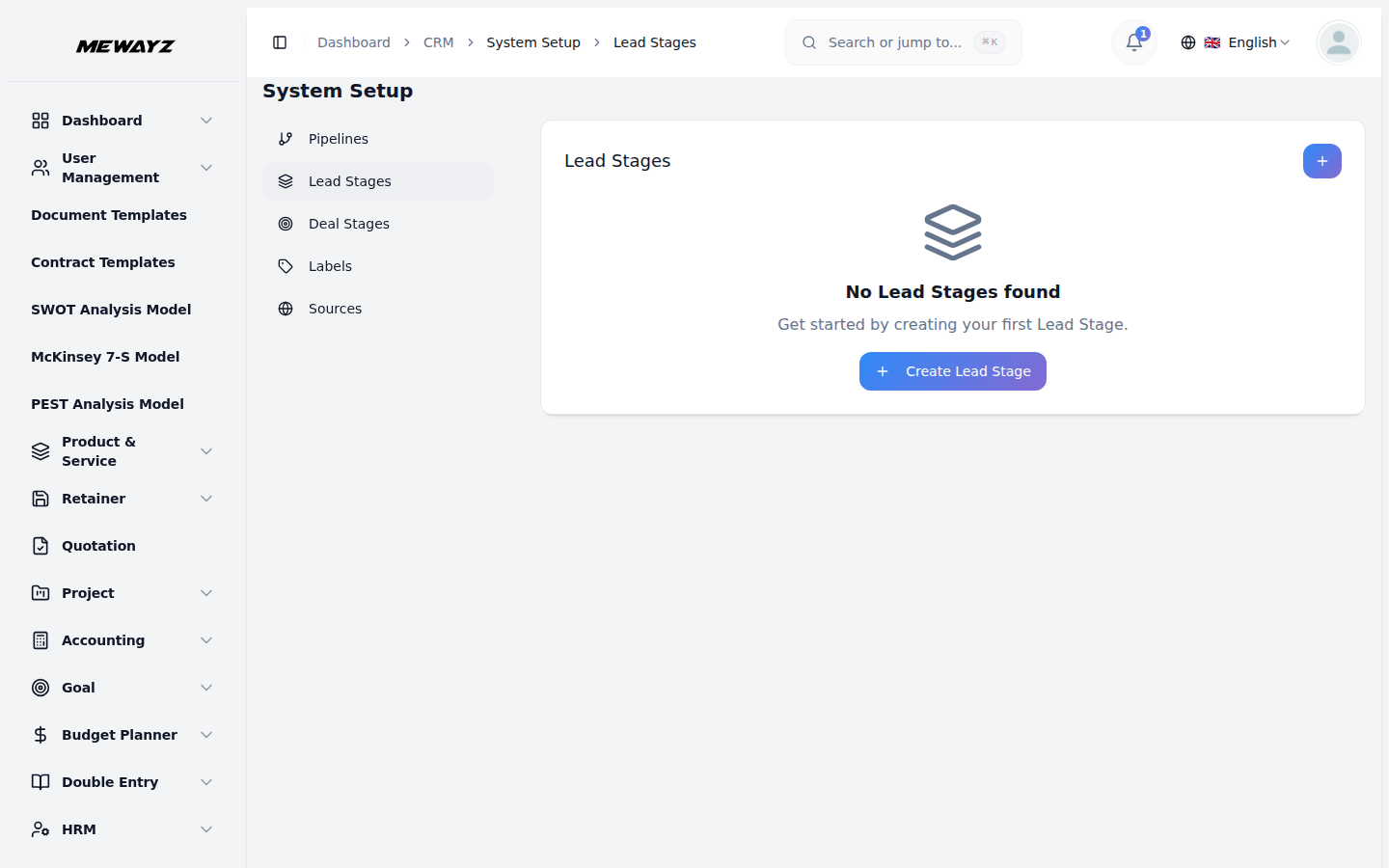 Lead stages