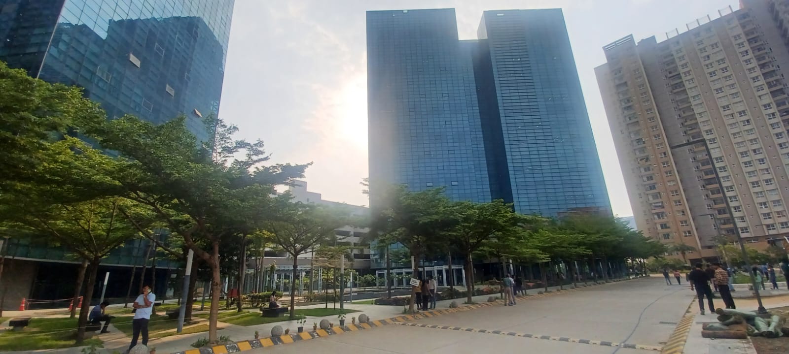 Das Bürogebäude in Indien