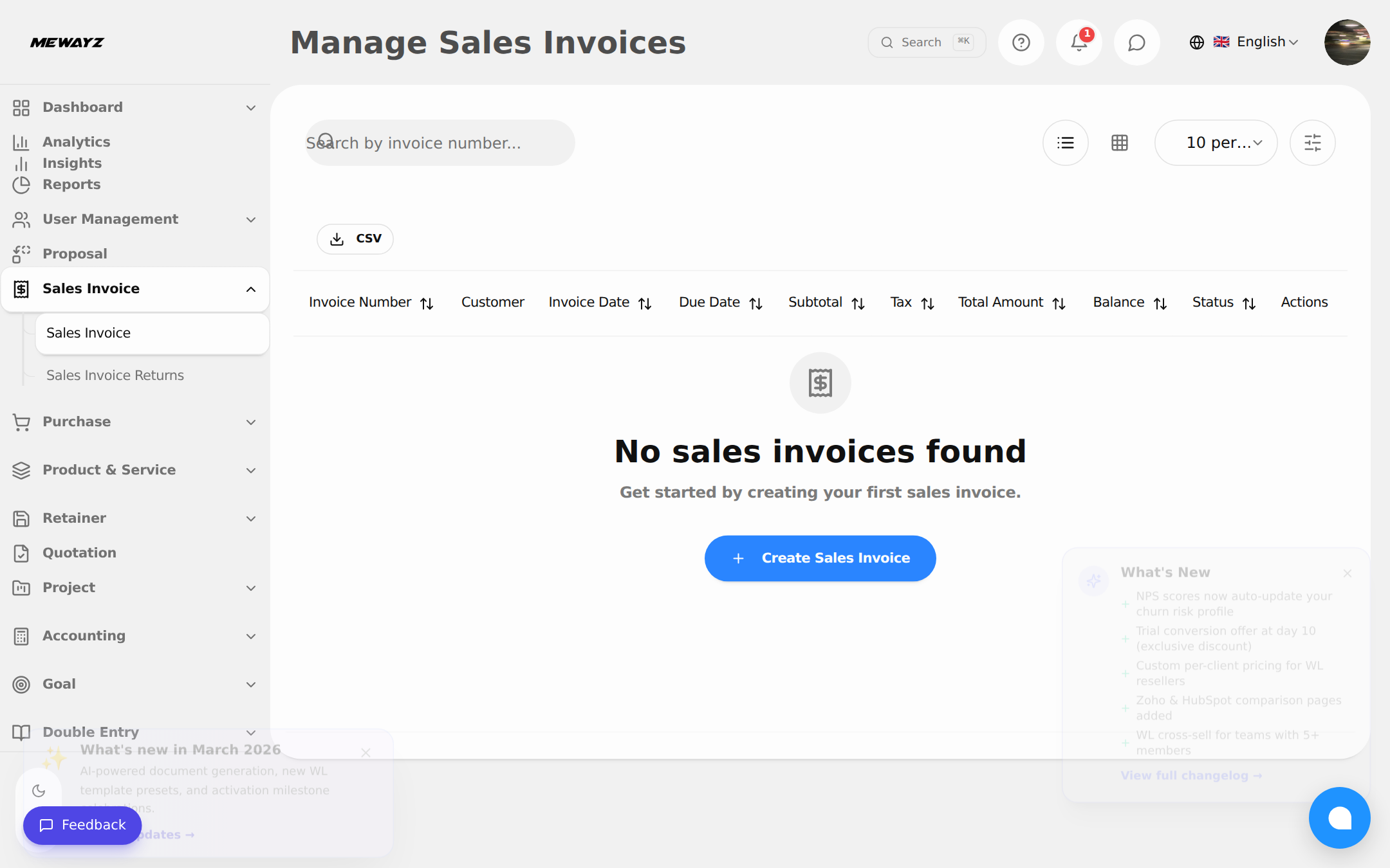 इनवॉइसिंग और बिलिंग
