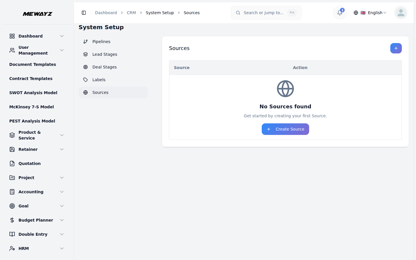 Mewayz Lead Management — Lead sources